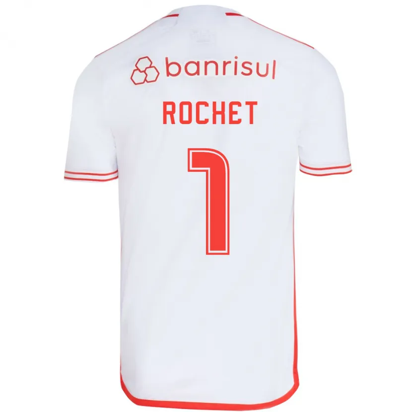 Danxen Kid Sergio Rochet #1 White Red Away Jersey 2024/25 T-Shirt