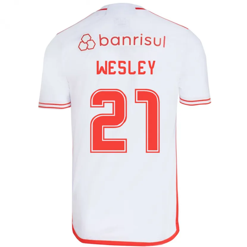 Danxen Kid Wesley #21 White Red Away Jersey 2024/25 T-Shirt