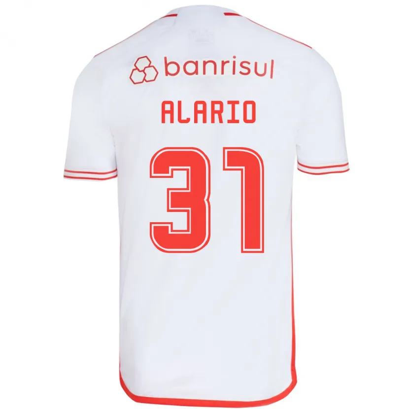 Danxen Kid Lucas Alario #31 White Red Away Jersey 2024/25 T-Shirt