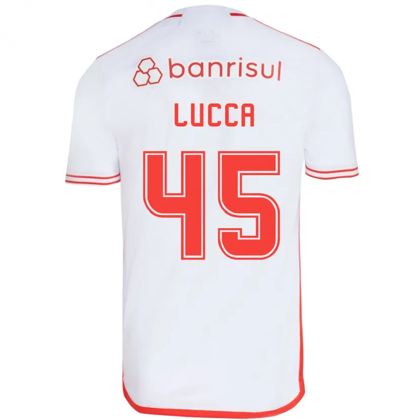 Danxen Kid Lucca #45 White Red Away Jersey 2024/25 T-Shirt