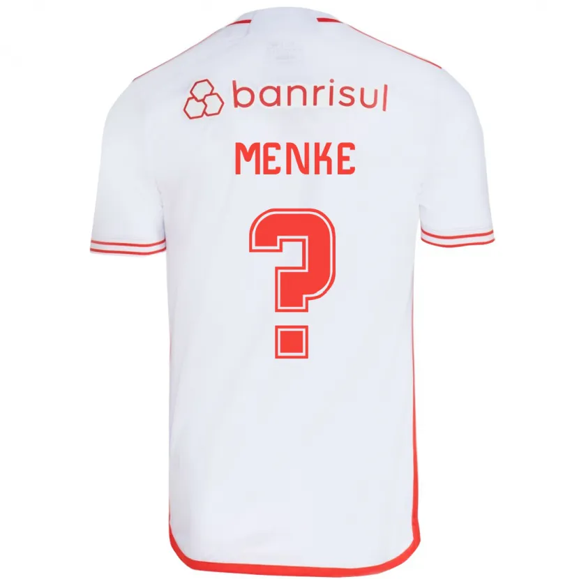 Danxen Kid Henrique Menke #0 White Red Away Jersey 2024/25 T-Shirt