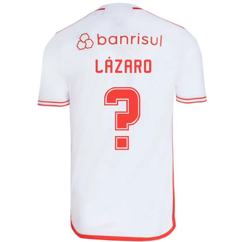 Danxen Kid Lázaro #0 White Red Away Jersey 2024/25 T-Shirt