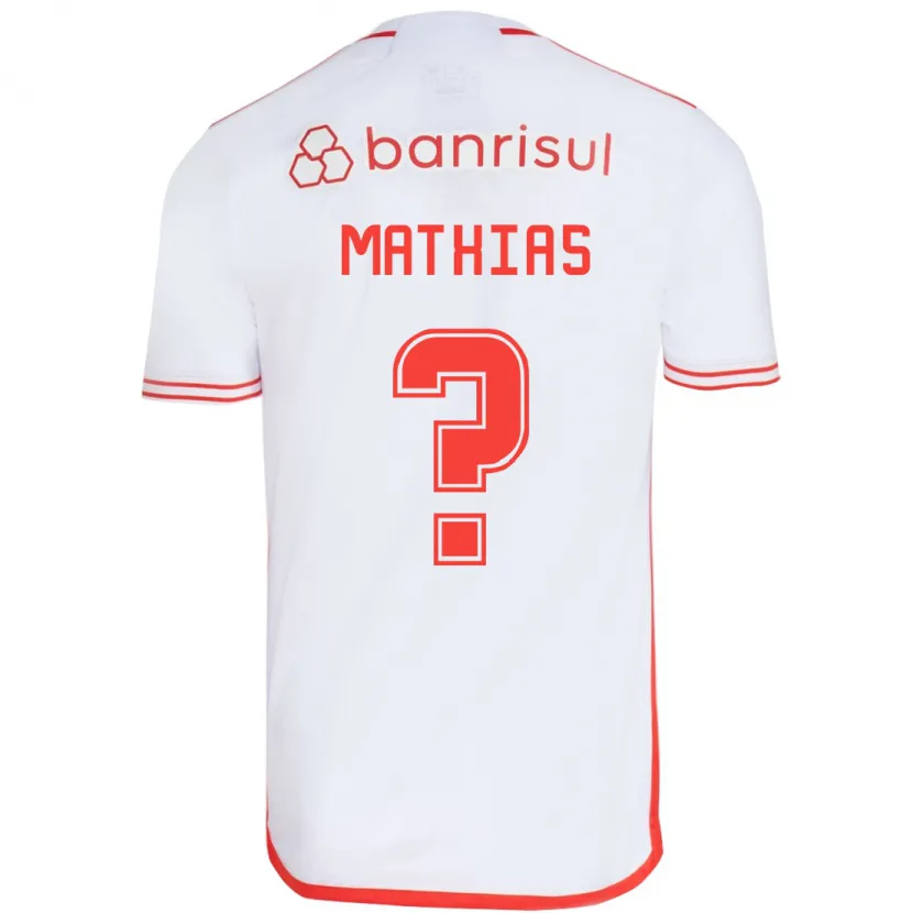 Danxen Kid Ricardo Mathias #0 White Red Away Jersey 2024/25 T-Shirt