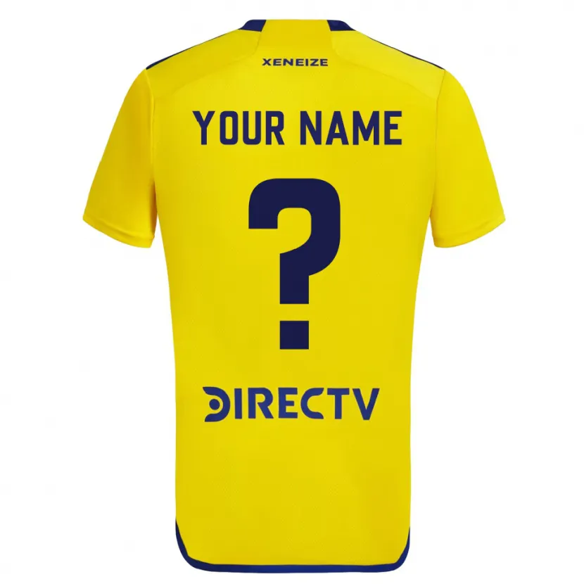 Danxen Kid Your Name #0 Yellow Blue Away Jersey 2024/25 T-Shirt