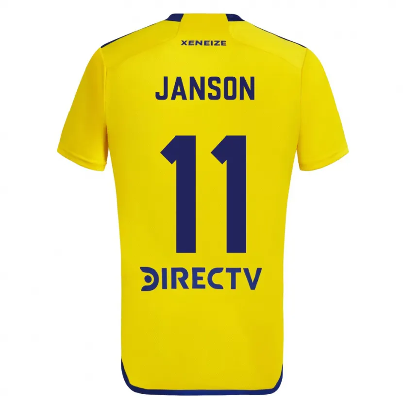 Danxen Kid Lucas Janson #11 Yellow Blue Away Jersey 2024/25 T-Shirt