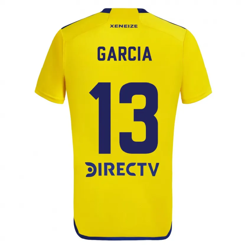 Danxen Kid Javier García #13 Yellow Blue Away Jersey 2024/25 T-Shirt