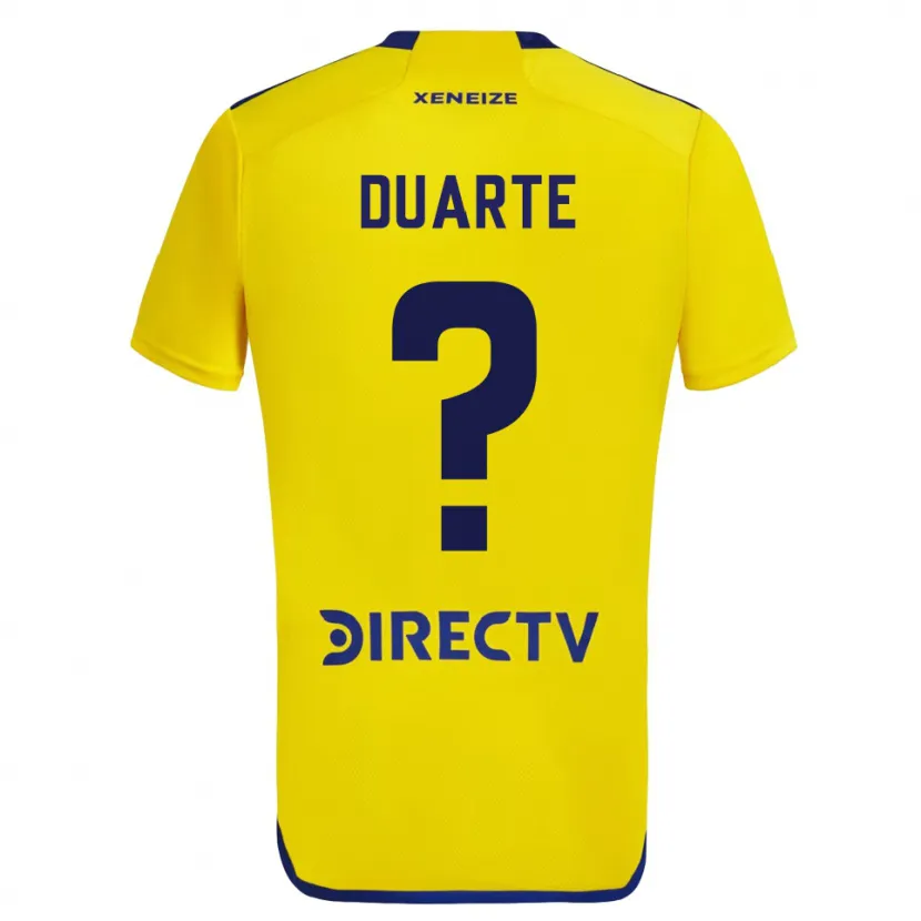 Danxen Kid Kevin Duarte #0 Yellow Blue Away Jersey 2024/25 T-Shirt