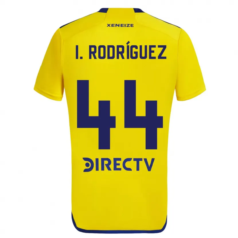 Danxen Kid Ignacio Rodríguez #44 Yellow Blue Away Jersey 2024/25 T-Shirt