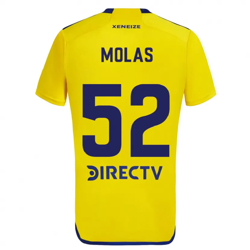 Danxen Kid Walter Molas #52 Yellow Blue Away Jersey 2024/25 T-Shirt