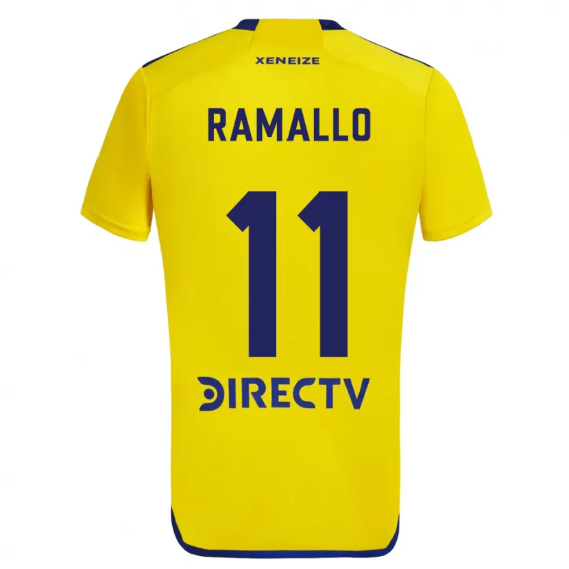 Danxen Kid Yael Ramallo #11 Yellow Blue Away Jersey 2024/25 T-Shirt