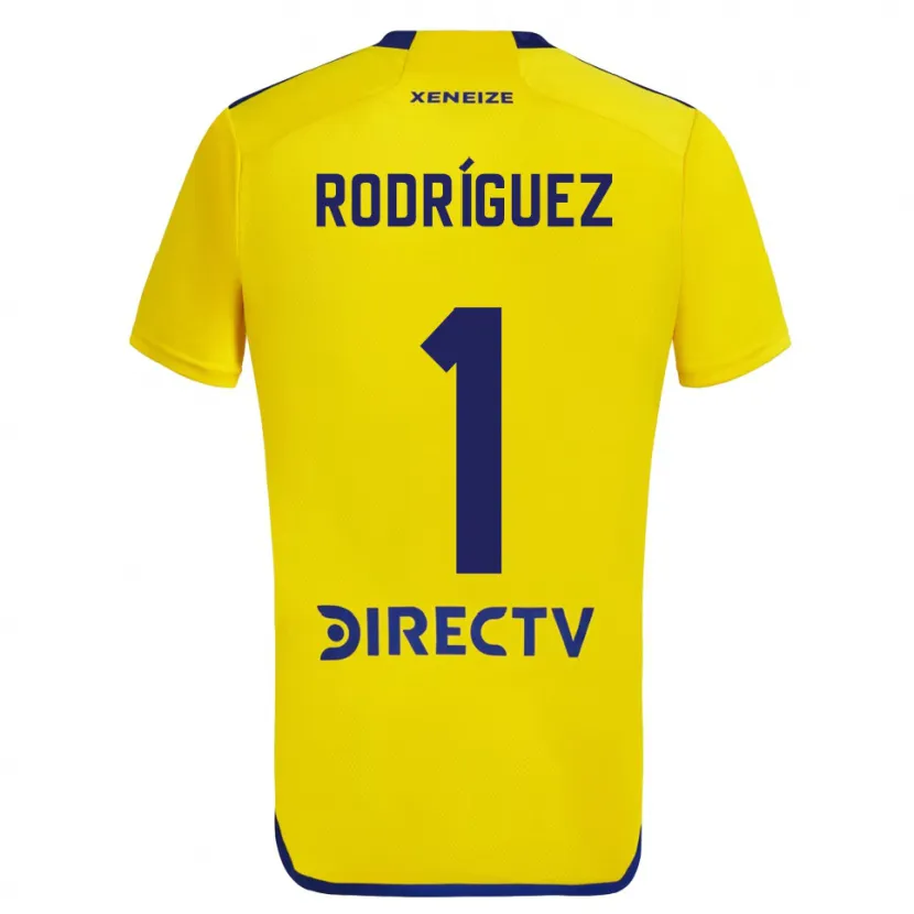 Danxen Kid Fernando Rodríguez #1 Yellow Blue Away Jersey 2024/25 T-Shirt