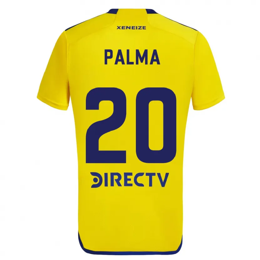 Danxen Kid Lucas Palma #20 Yellow Blue Away Jersey 2024/25 T-Shirt