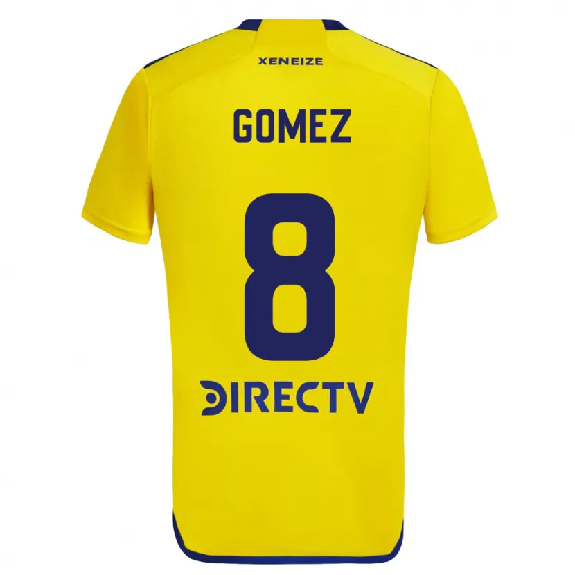 Danxen Kid Camila Gomez Ares #8 Yellow Blue Away Jersey 2024/25 T-Shirt