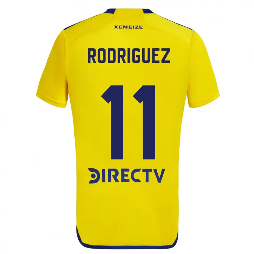 Danxen Kid Yamila Rodriguez #11 Yellow Blue Away Jersey 2024/25 T-Shirt