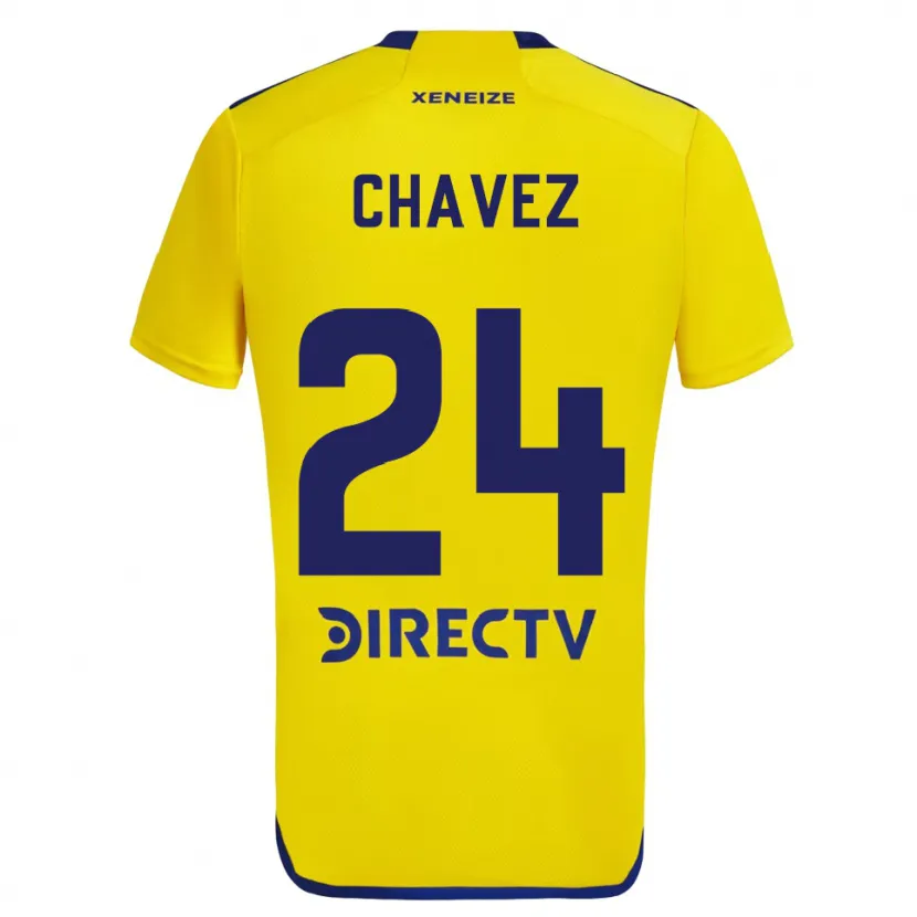 Danxen Kid Gabriela Chavez #24 Yellow Blue Away Jersey 2024/25 T-Shirt