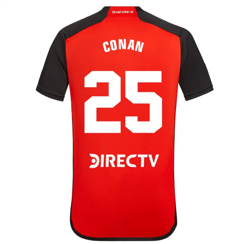 Danxen Kid Conan Ledesma #25 Red Black White Away Jersey 2024/25 T-Shirt