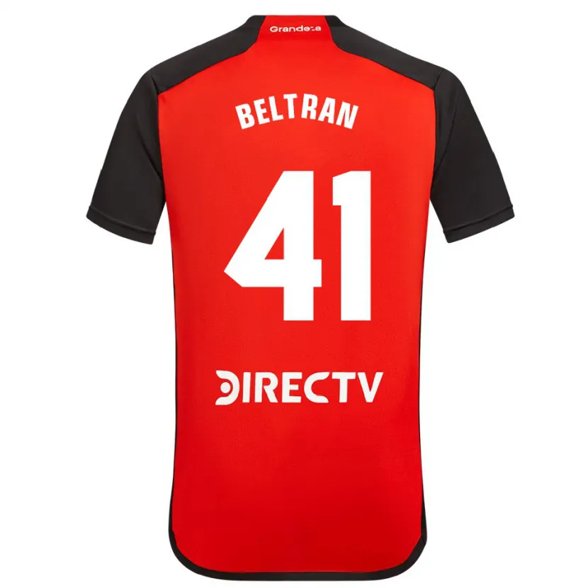 Danxen Kid Santiago Beltrán #41 Red Black White Away Jersey 2024/25 T-Shirt