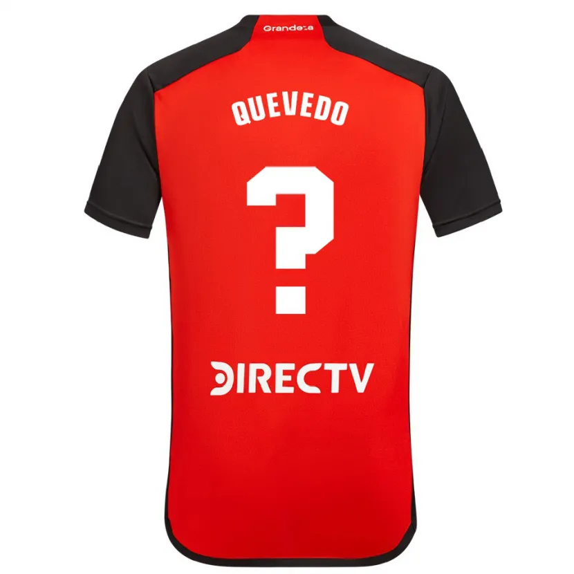 Danxen Kid Emiliano Quevedo #0 Red Black White Away Jersey 2024/25 T-Shirt