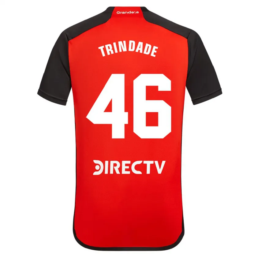 Danxen Kid Gonzalo Trindade #46 Red Black White Away Jersey 2024/25 T-Shirt