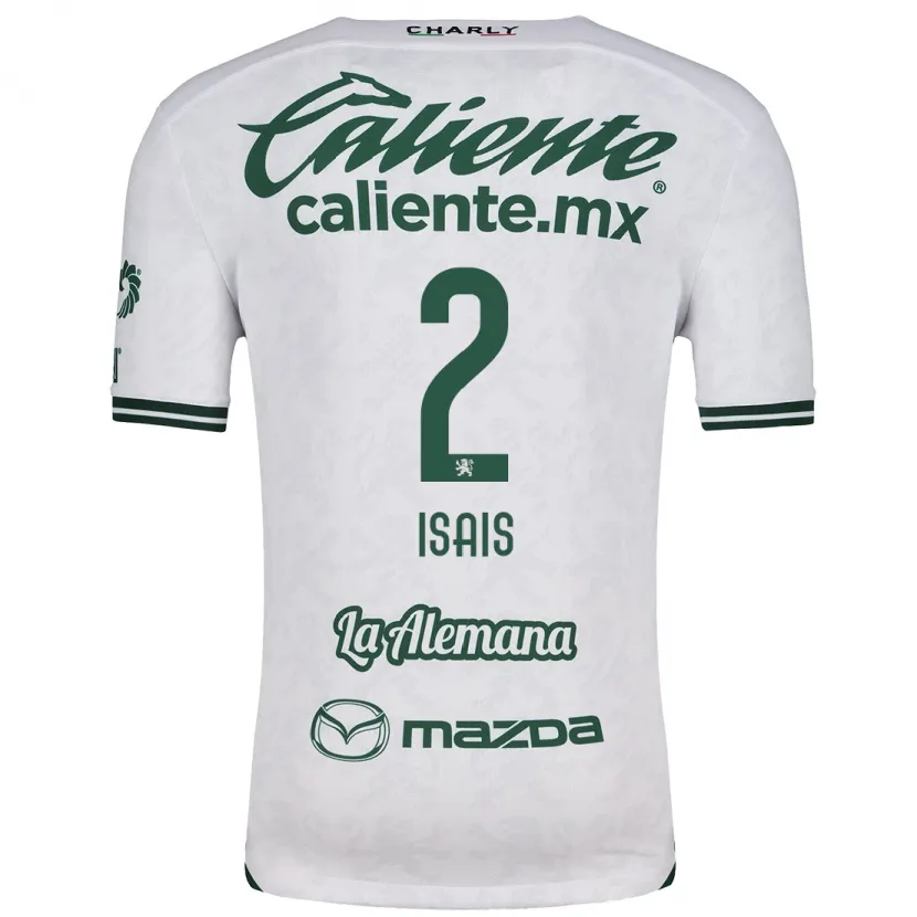 Danxen Kid Mauricio Isaís #2 White Green Away Jersey 2024/25 T-Shirt