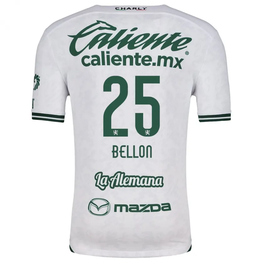 Danxen Kid Paul Bellón #25 White Green Away Jersey 2024/25 T-Shirt