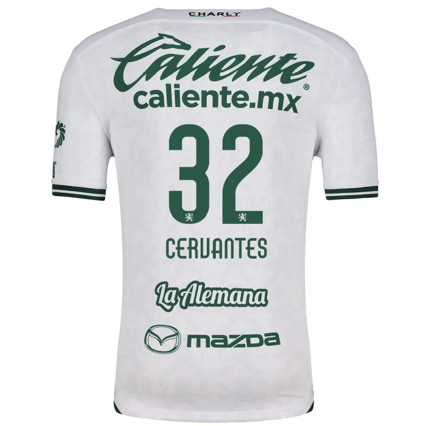 Danxen Kid Luis Cervantes #32 White Green Away Jersey 2024/25 T-Shirt