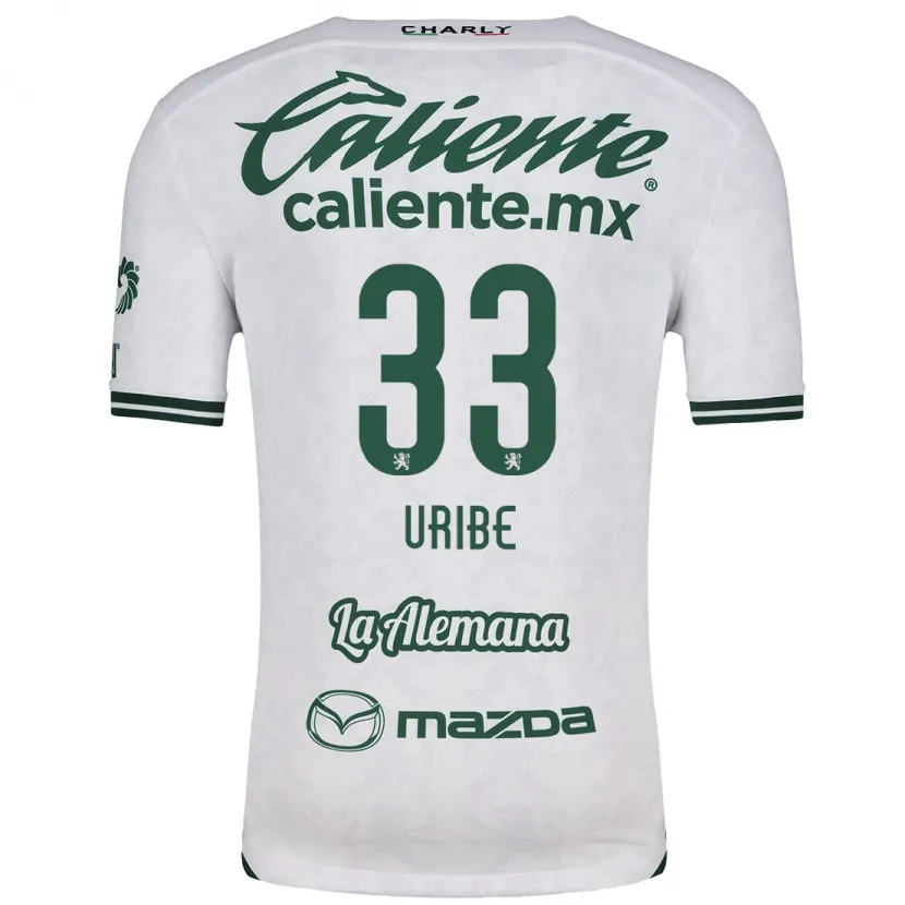 Danxen Kid Héctor Uribe #33 White Green Away Jersey 2024/25 T-Shirt