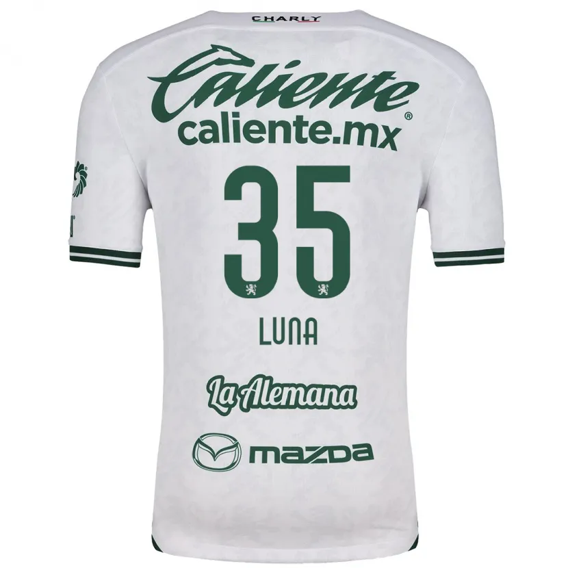 Danxen Kid Diego Luna #35 White Green Away Jersey 2024/25 T-Shirt