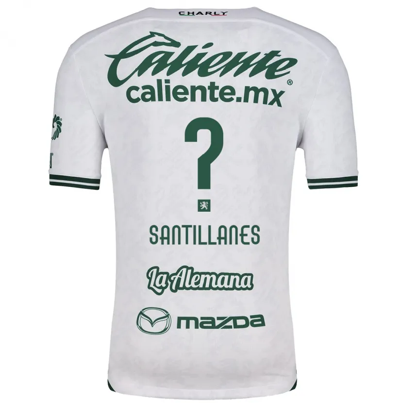 Danxen Kid Antonio Santillanes #0 White Green Away Jersey 2024/25 T-Shirt