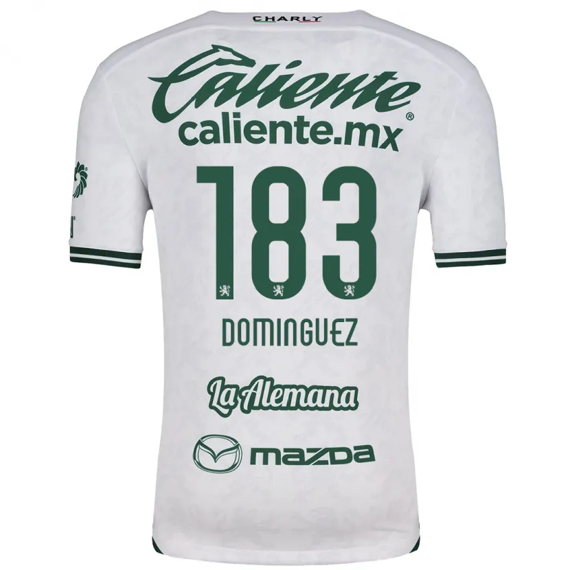 Danxen Kid Jesús Domínguez #183 White Green Away Jersey 2024/25 T-Shirt