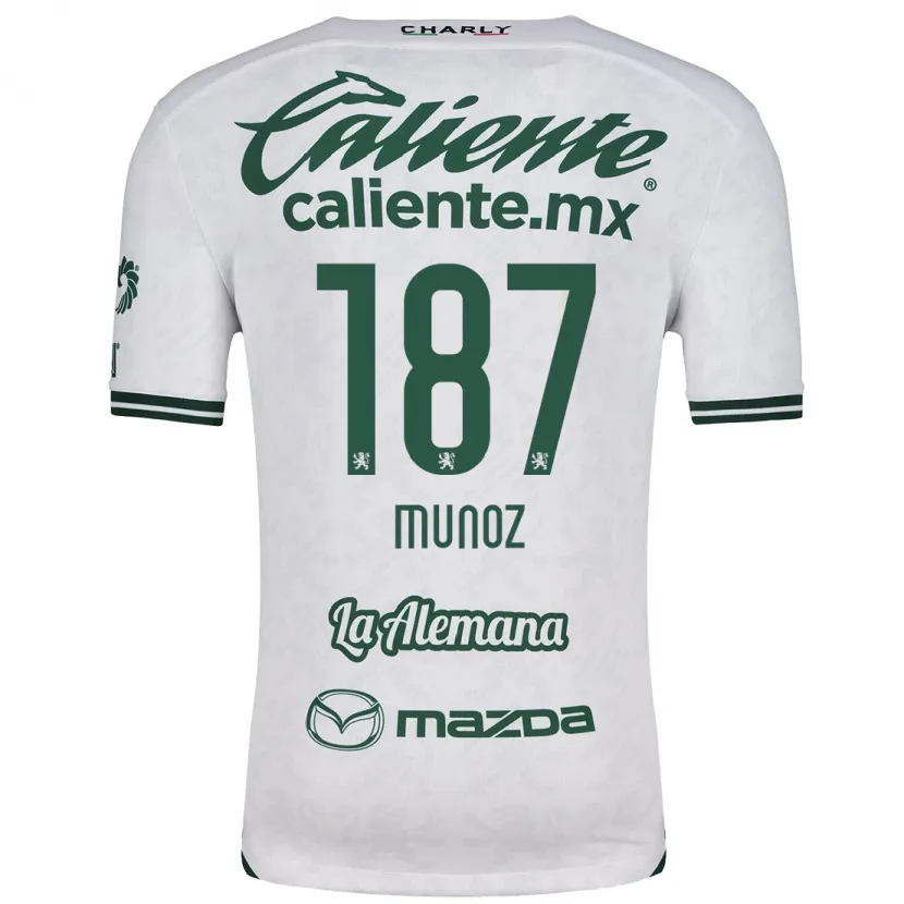 Danxen Kid Diego Muñoz #187 White Green Away Jersey 2024/25 T-Shirt