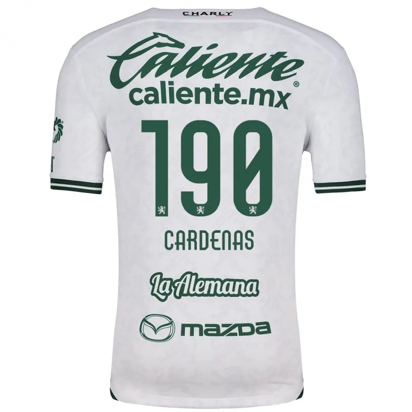 Danxen Kid Emilio Cárdenas #190 White Green Away Jersey 2024/25 T-Shirt