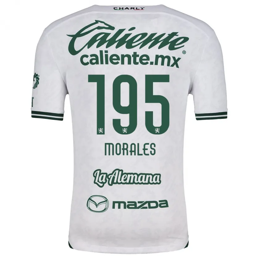 Danxen Kid Daniel Morales #195 White Green Away Jersey 2024/25 T-Shirt