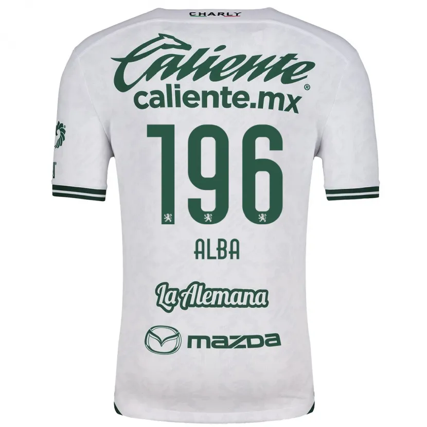 Danxen Kid Óscar Alba #196 White Green Away Jersey 2024/25 T-Shirt