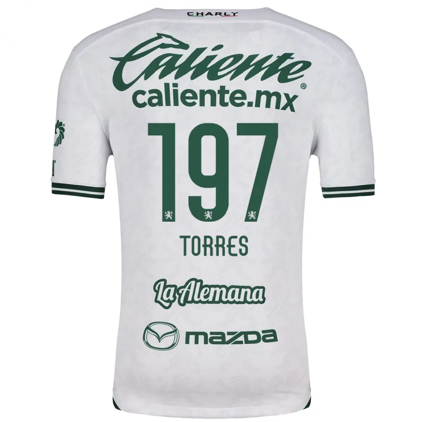 Danxen Kid Erick Torres #197 White Green Away Jersey 2024/25 T-Shirt