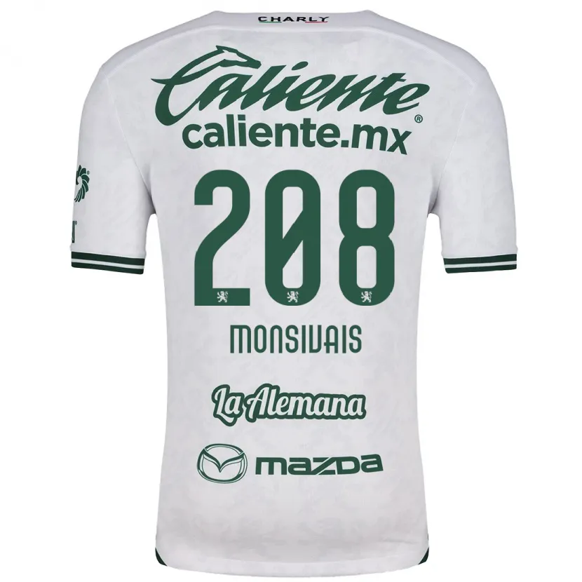 Danxen Kid Daniel Monsivaís #208 White Green Away Jersey 2024/25 T-Shirt