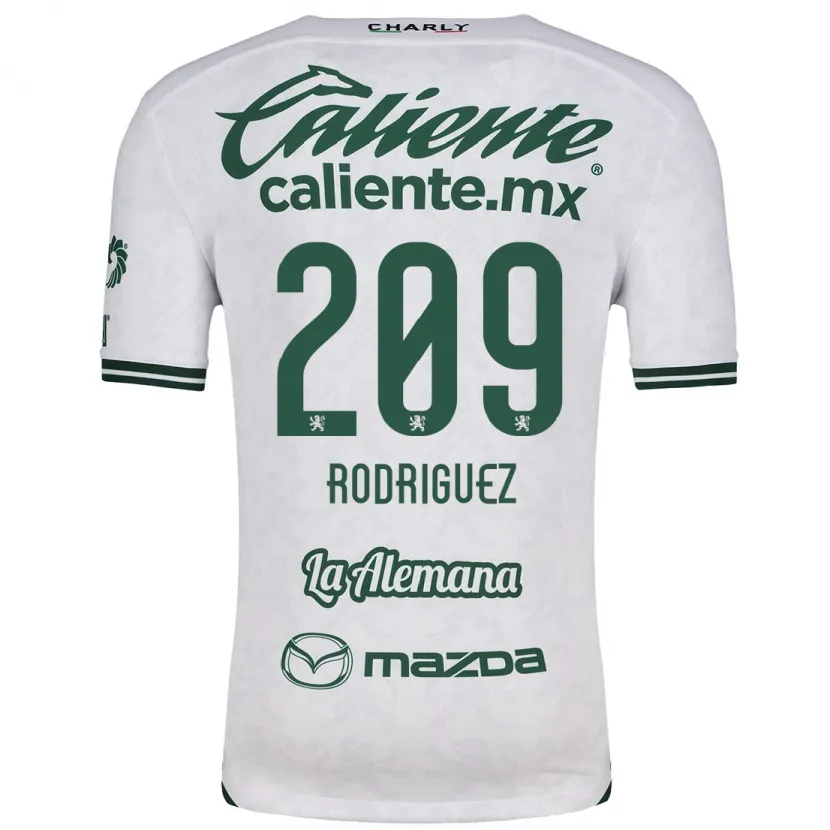 Danxen Kid Víctor Rodríguez #209 White Green Away Jersey 2024/25 T-Shirt