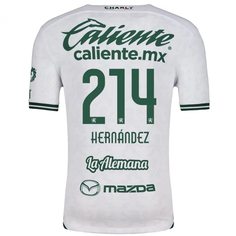 Danxen Kid Iván Hernández #214 White Green Away Jersey 2024/25 T-Shirt