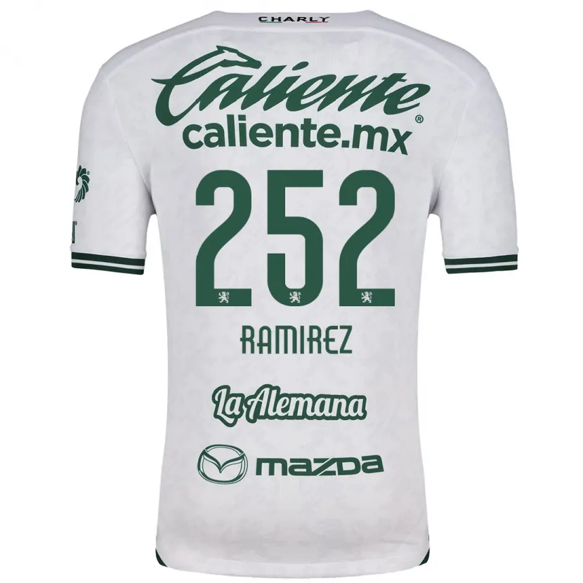 Danxen Kid Luis Ramírez #252 White Green Away Jersey 2024/25 T-Shirt