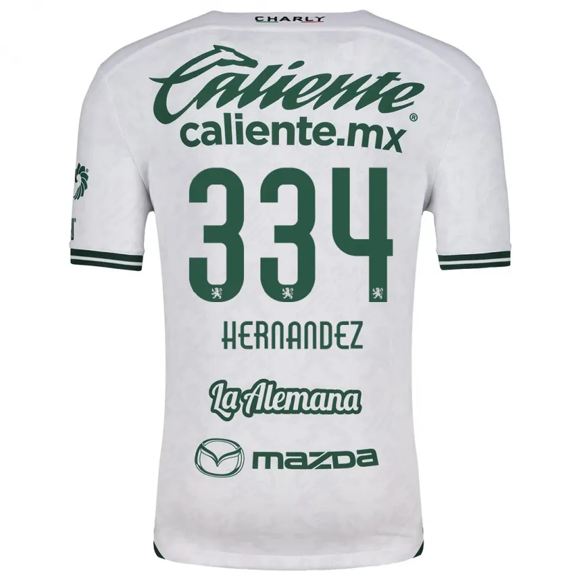 Danxen Kid Alan Hernández #334 White Green Away Jersey 2024/25 T-Shirt