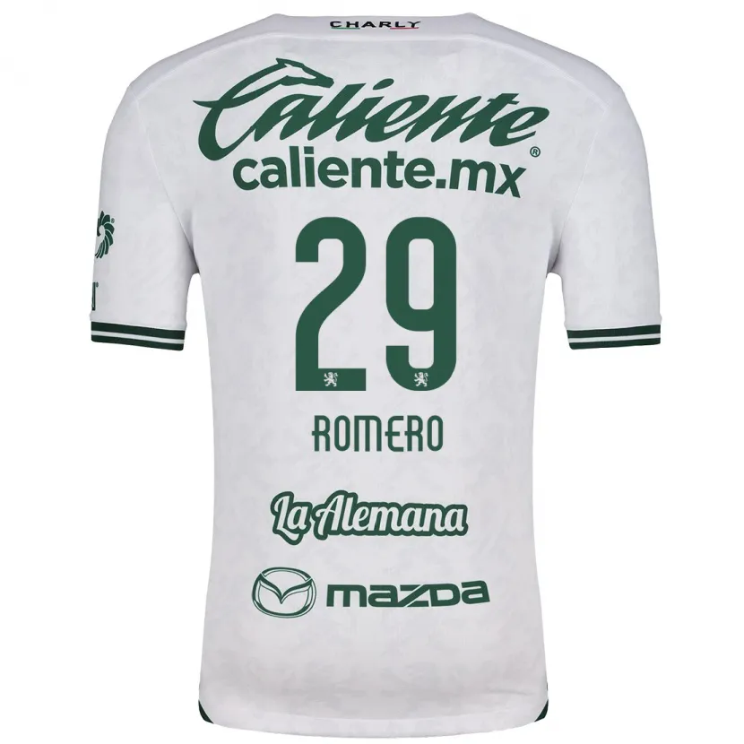 Danxen Kid Lucas Romero #29 White Green Away Jersey 2024/25 T-Shirt