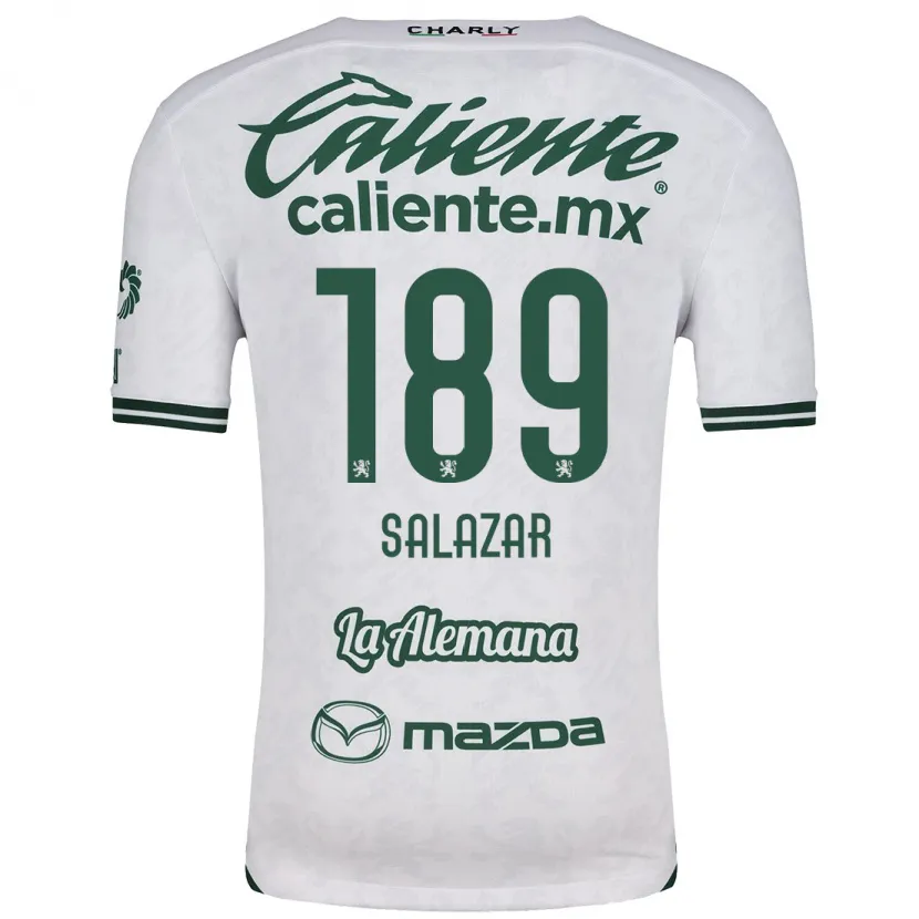 Danxen Kid José Salazar #189 White Green Away Jersey 2024/25 T-Shirt