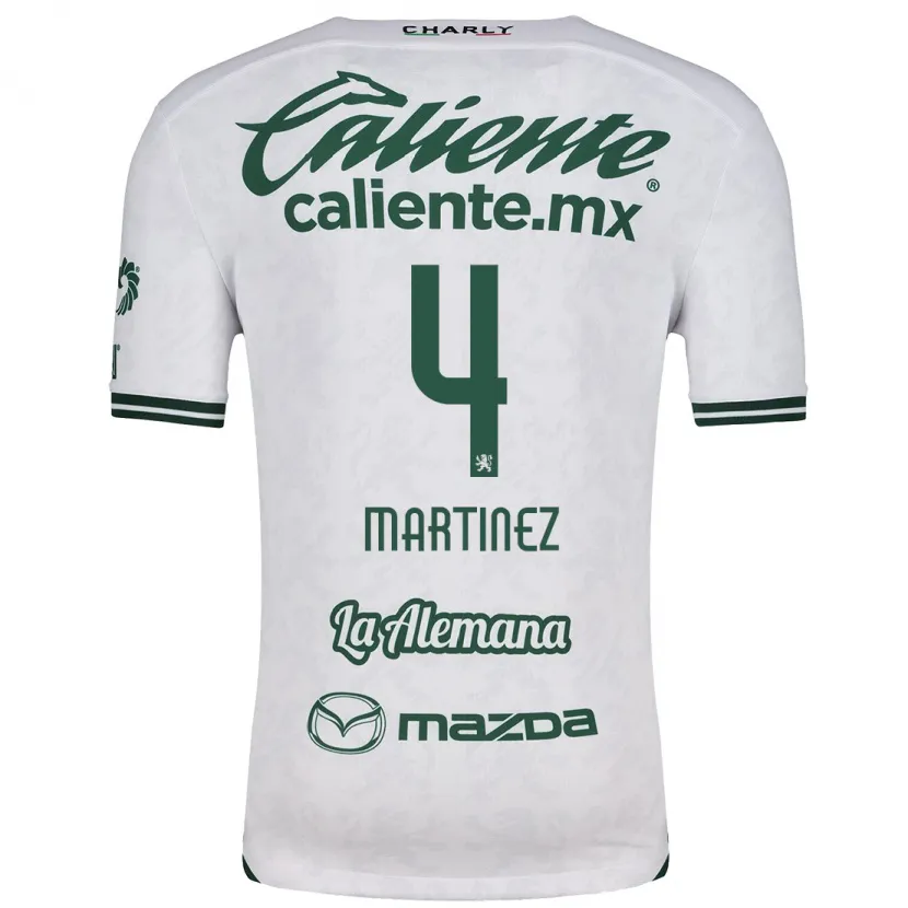 Danxen Kid Mitzi Martínez #4 White Green Away Jersey 2024/25 T-Shirt