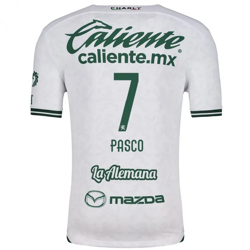 Danxen Kid Madeleine Pasco #7 White Green Away Jersey 2024/25 T-Shirt