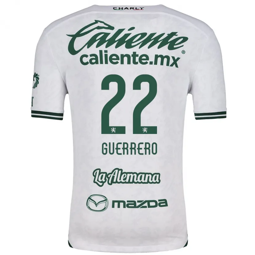 Danxen Kid África Guerrero #22 White Green Away Jersey 2024/25 T-Shirt