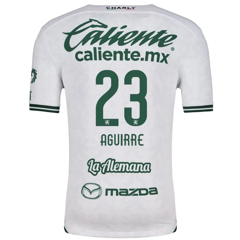 Danxen Kid Zoe Aguirre #23 White Green Away Jersey 2024/25 T-Shirt