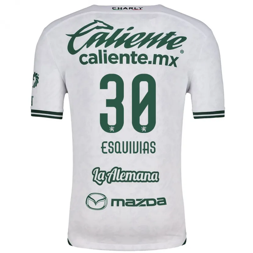 Danxen Kid Isabela Esquivias #30 White Green Away Jersey 2024/25 T-Shirt