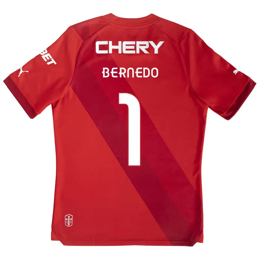 Danxen Kid Vicente Bernedo #1 Red White Away Jersey 2024/25 T-Shirt