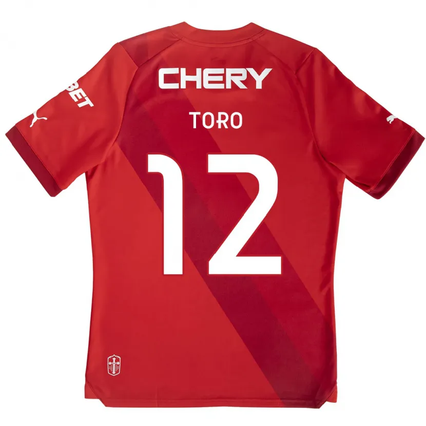 Danxen Kid Ian Toro #12 Red White Away Jersey 2024/25 T-Shirt