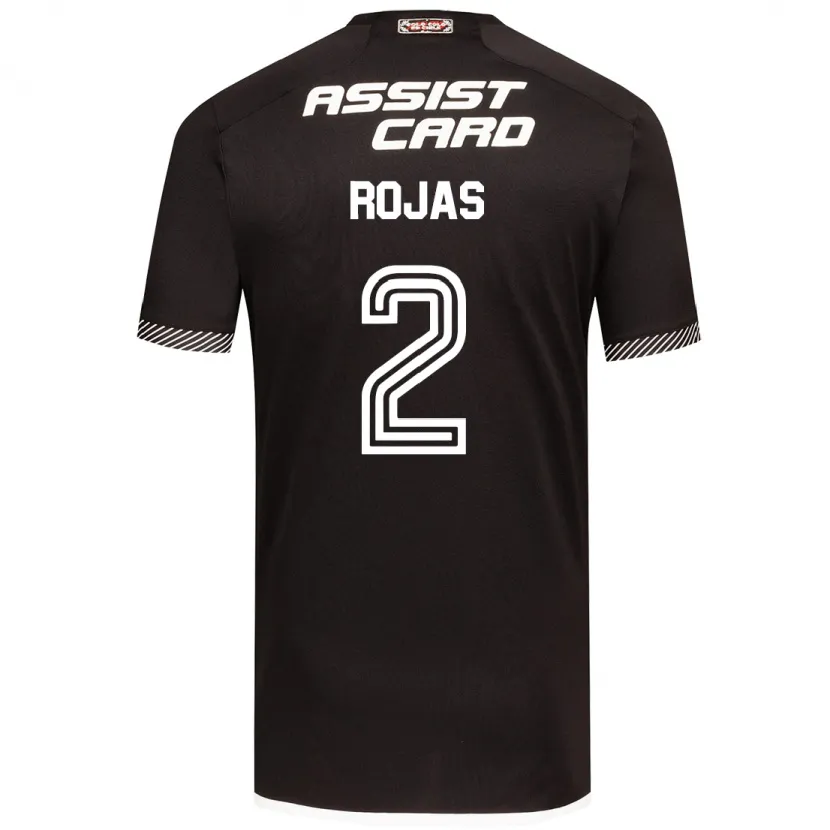 Danxen Kid Jeyson Rojas #2 Black White Away Jersey 2024/25 T-Shirt